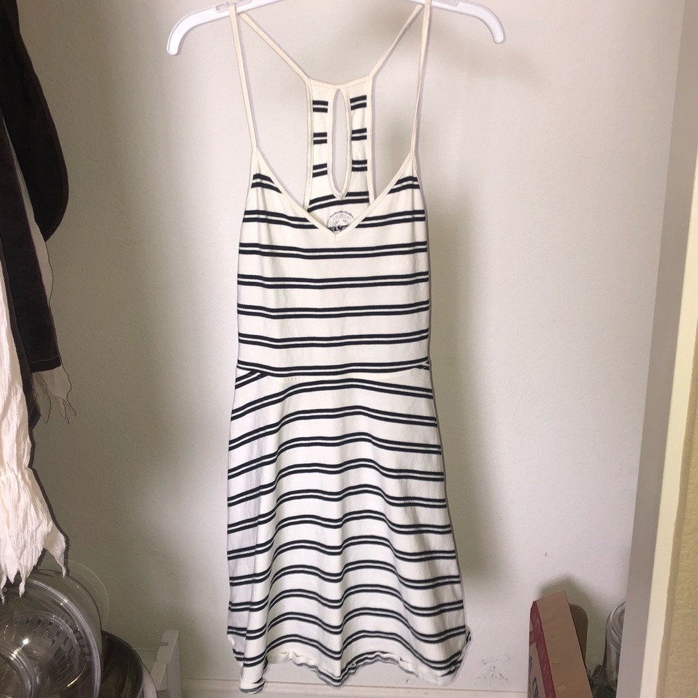 Black/White Striped Dress